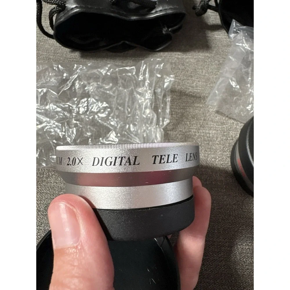 Vision Optics Titanium 2.0x Tele AUX Conversion Lens 0.48x‎ Macro Wide